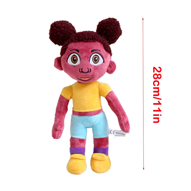 28cm carton Amanda the Adventurer Plush Toys Monkey Stuffed Animal Doll Kids Xmas Gifts