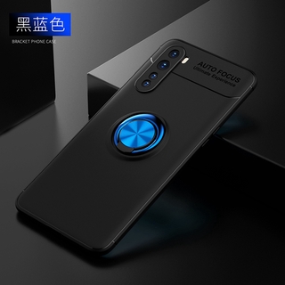 Ốp điện thoại silicone TPU mềm nhám có nhẫn đỡ từ tính gắn xe hơi cho OnePlus Nord / Z OnePlus 8 Nord 5G