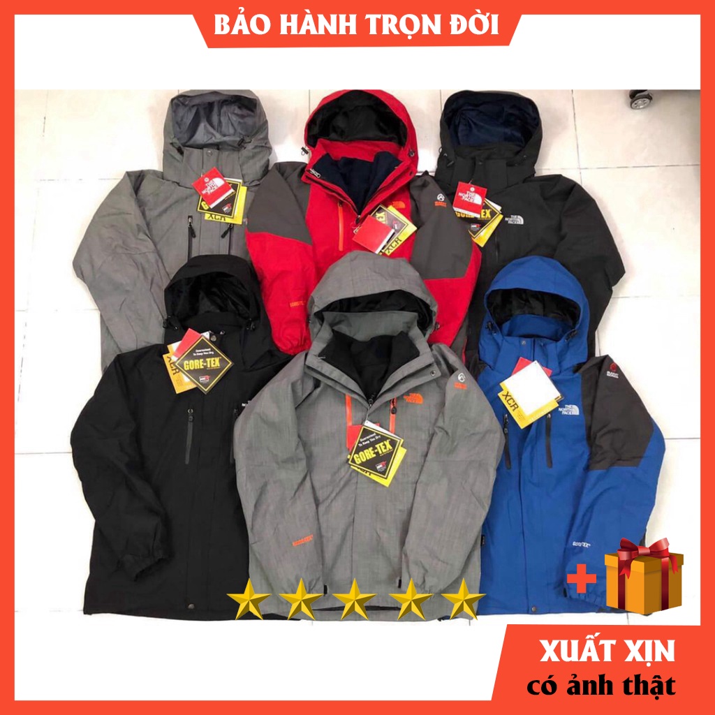 Áo khoác N.F. nữ 3 in 1 lót nỉ đủ màu sắc BẢO HÀNH TRỌN ĐỜI