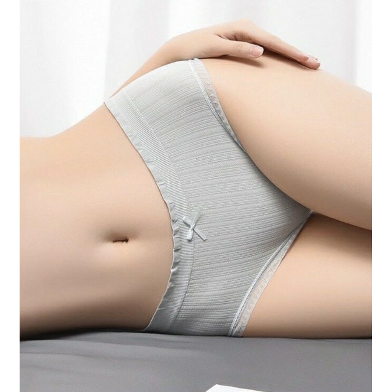 Quần lot nữ cotton dệt kim nơ loại 1 dày đẹp, quần chip nữ kháng khuẩn nâng mông. | BigBuy360 - bigbuy360.vn