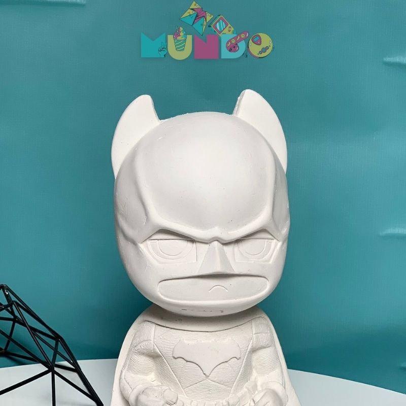 Tượng tô màu (có màu cọ) cao cấp chọn mẫu SIZE XXL BATMAN, tượng thạch cao MUNDO