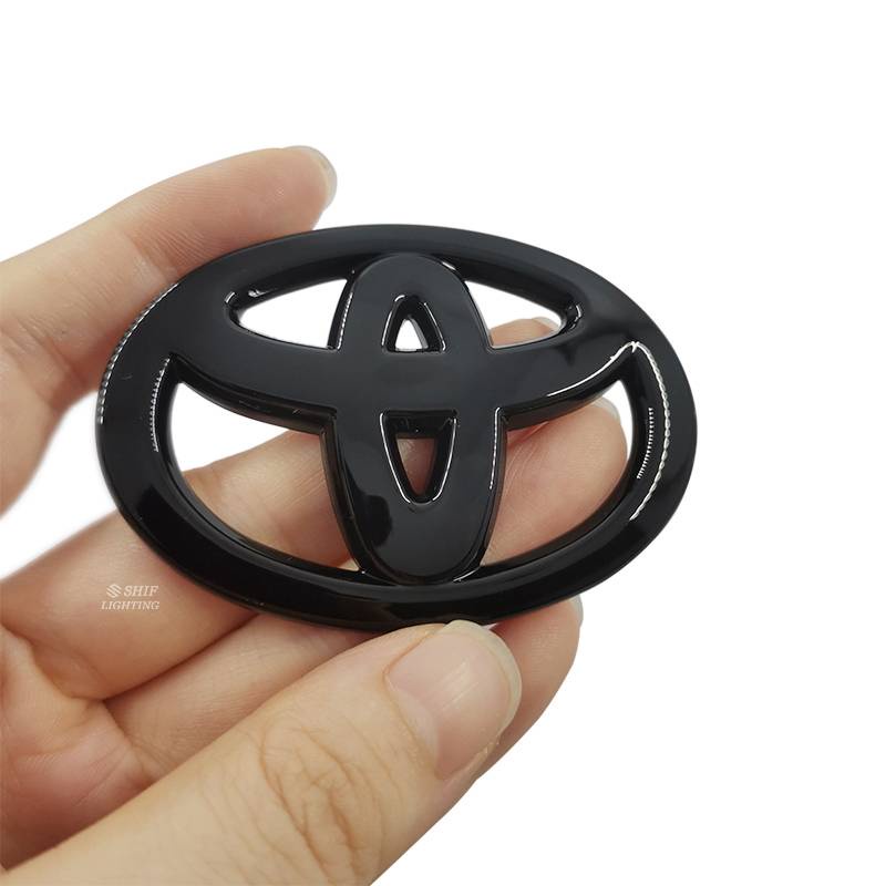 Miếng dán logo abs trang trí vô lăng xe hơi Toyota