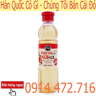 Dấm Táo Beksul Hàn Quốc nhập khẩu 900ml