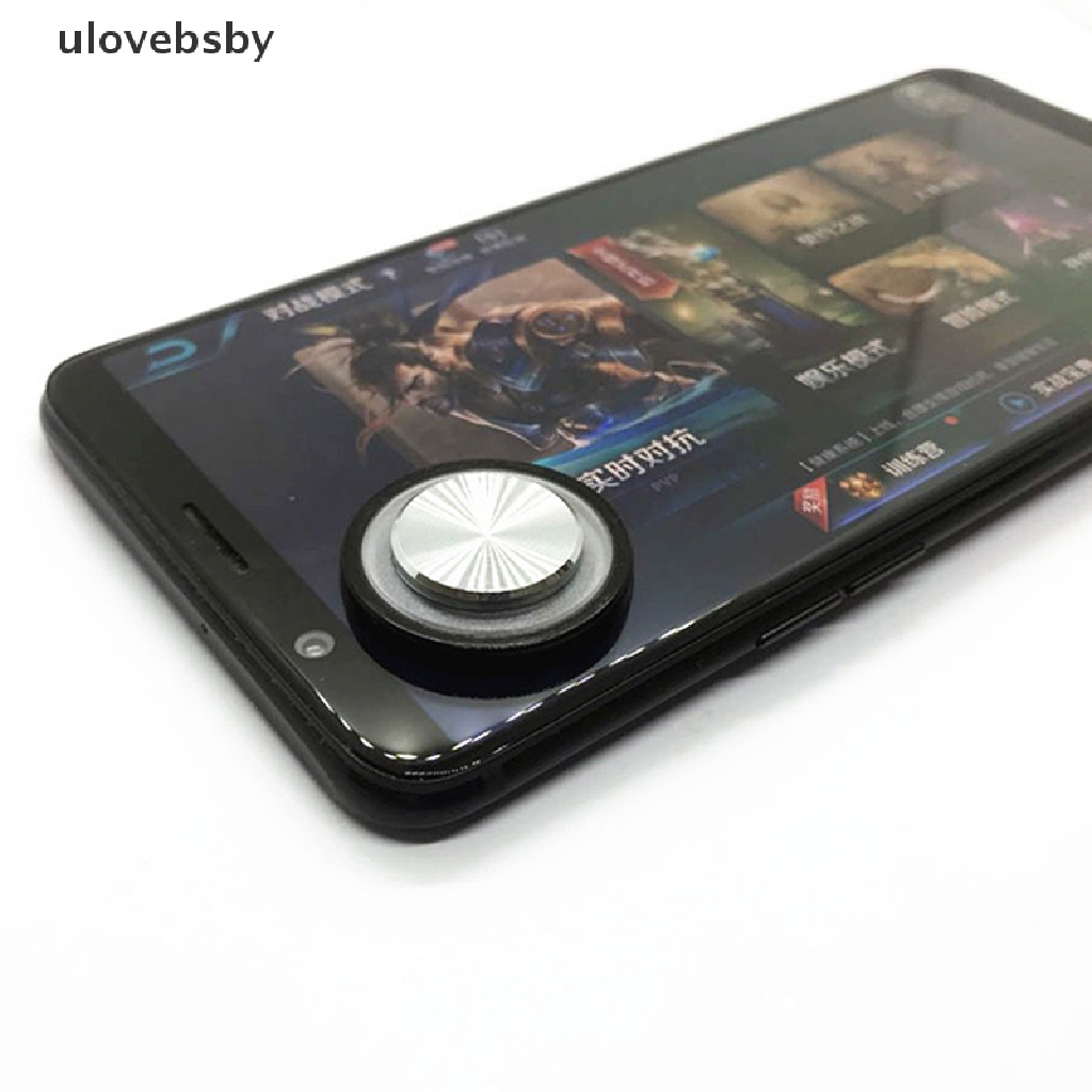 [ulovebsby] Round Game Joystick Mobile Phone Rocker Phone Button Controller With Suction Cup [ulovebsby]