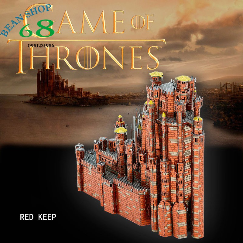 Mô hình thép 3D tự ráp mẫu Game of Thrones