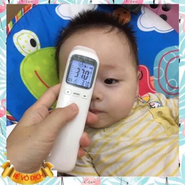 (Giá sỉ)  Máy Nhiệt Kế Đo Trán Hồng Ngoại Điện Tử Infrared Thermometer T1803, Súng Bắn Nhiệt Độ Đo Tai Cho Bé  - M103