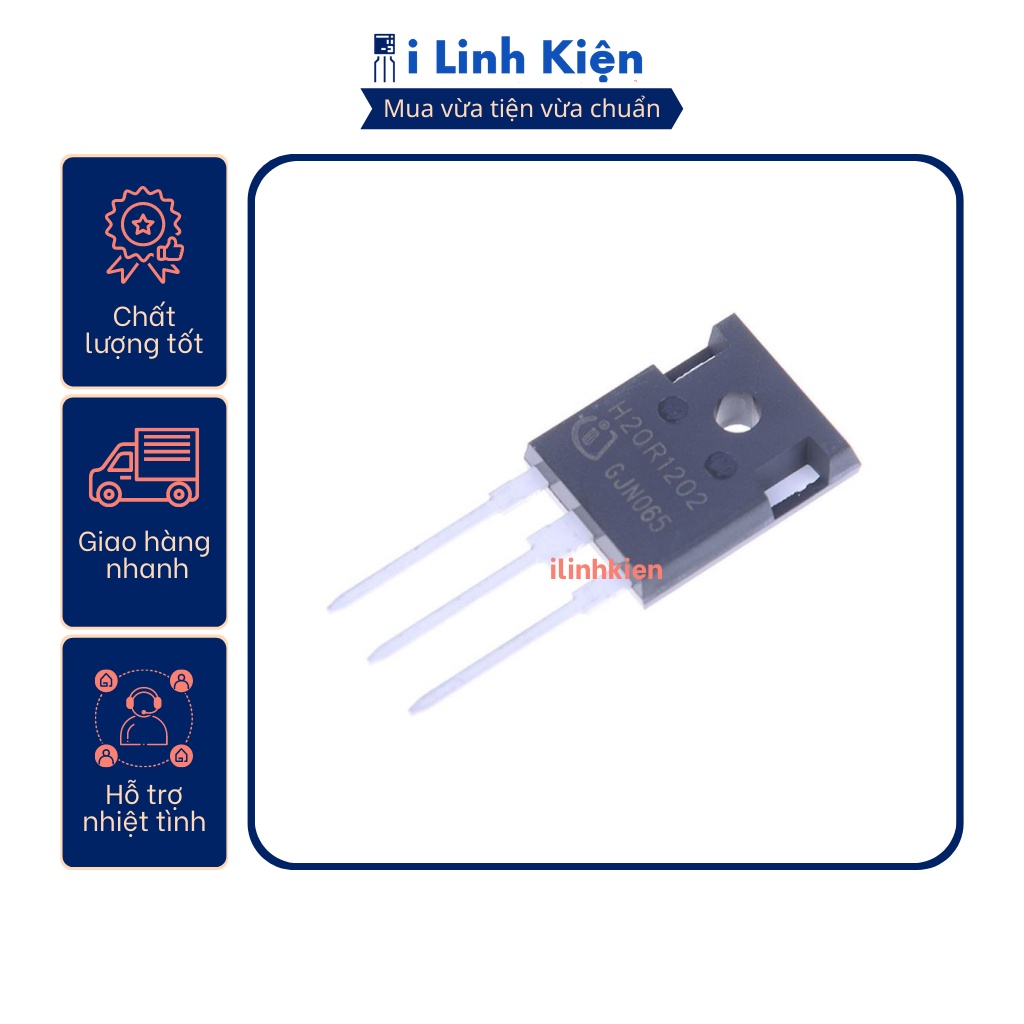 IGBT bếp từ H20R1202 H20R1203 H20T120 20R1202 20A 1200v tháo máy chất lượng tốt .