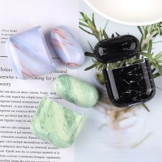 Marble Pattern TPU Headset Protective Case For Apple Airpods 1 2 Wireless Bluetooth Headphone Cover