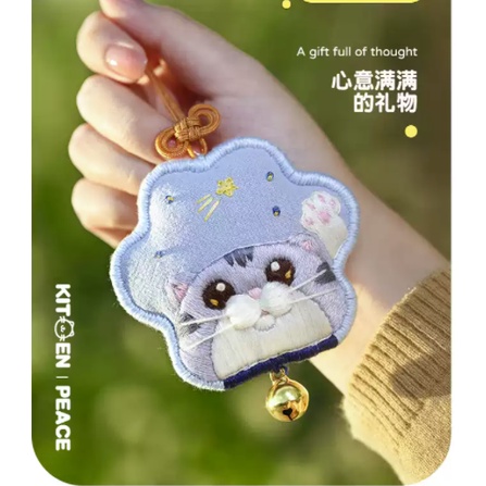 DIY Bộ Dụng Cụ Thêu Túi Thơm Thủ Công Họa Tiết Xinh Xắn Đáng Yêu - Mèo Xinh Cat Kitten Embroidery - ZEN Handmade