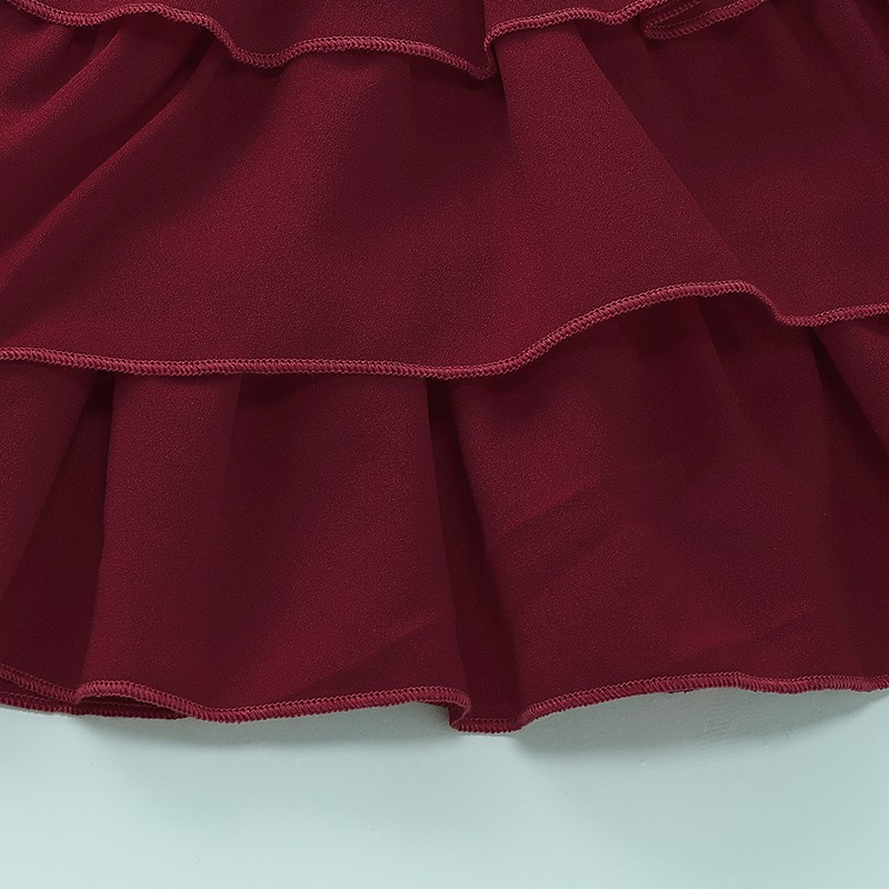 Đầm Công Chúa Mikrdoo Dài Tay Thiết Kế Xếp Ly Dành Cho Bé Sơ Sinh Khi Tham Dự Tiệc 2020