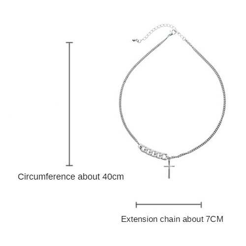 Vòng cổ mặt hình thánh giá B0014 dành cho nam nữ