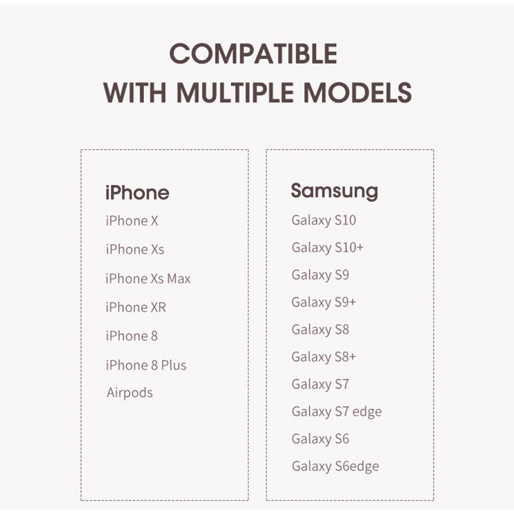 Sạc nhanh không dậy Angel Wings 10W - Sạc không dây cánh thiên thần dễ thương chính hãng