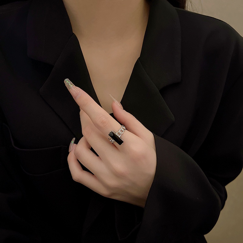 Nhẫn Đeo Tay Có Thể Điều Chỉnh Kích Cỡ Phong Cách retro Thời Trang Cá Tính