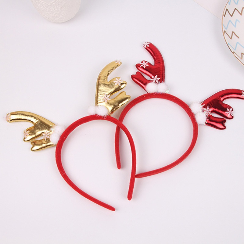 Băng Đô Cài Tóc Hình Sừng Hươu Hoạt Hình Giáng Sinh