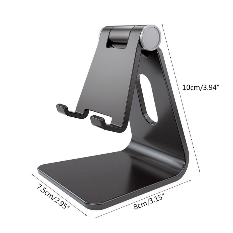 Kiki. Universal Adjustable Mobile Phone Holder Plastic Non-slip Phone Stand Desktop Bracket Mount for iPhone Smart Cellphones