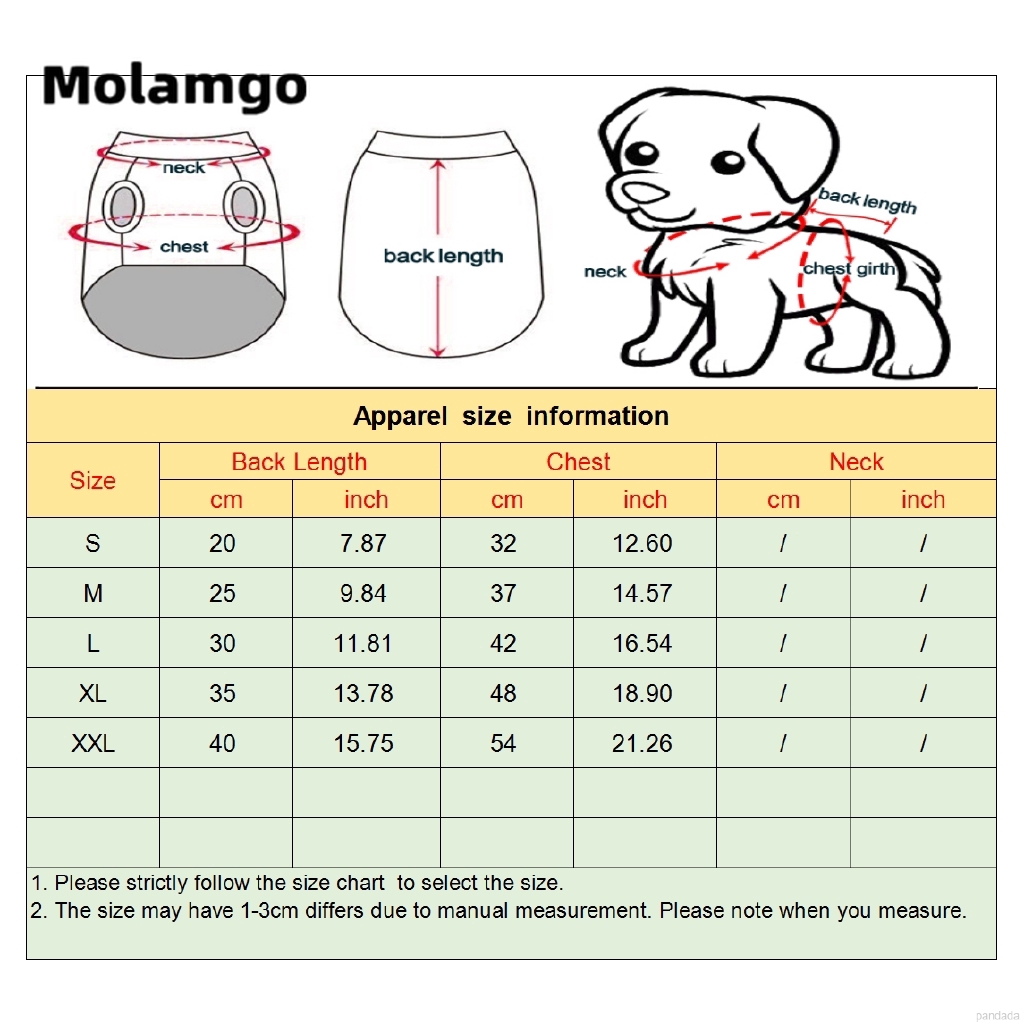 Áo khoác MOLAMGO giữ ấm mừng năm mới xinh xắn dành cho thú cưng