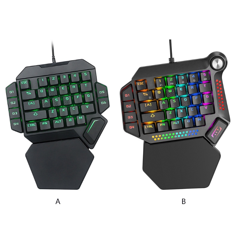 Bàn phím cơ chơi game có đèn LED RGB cho PC PS4 Xbox 35 phím