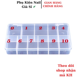 Hộp đựng móng giả size lớn - 11 ô đựng 1000 móng