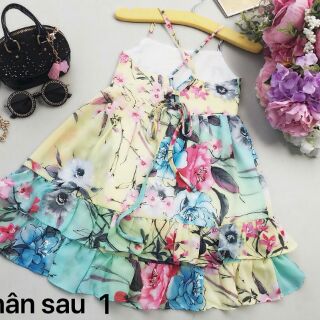 Đầm voan hoa