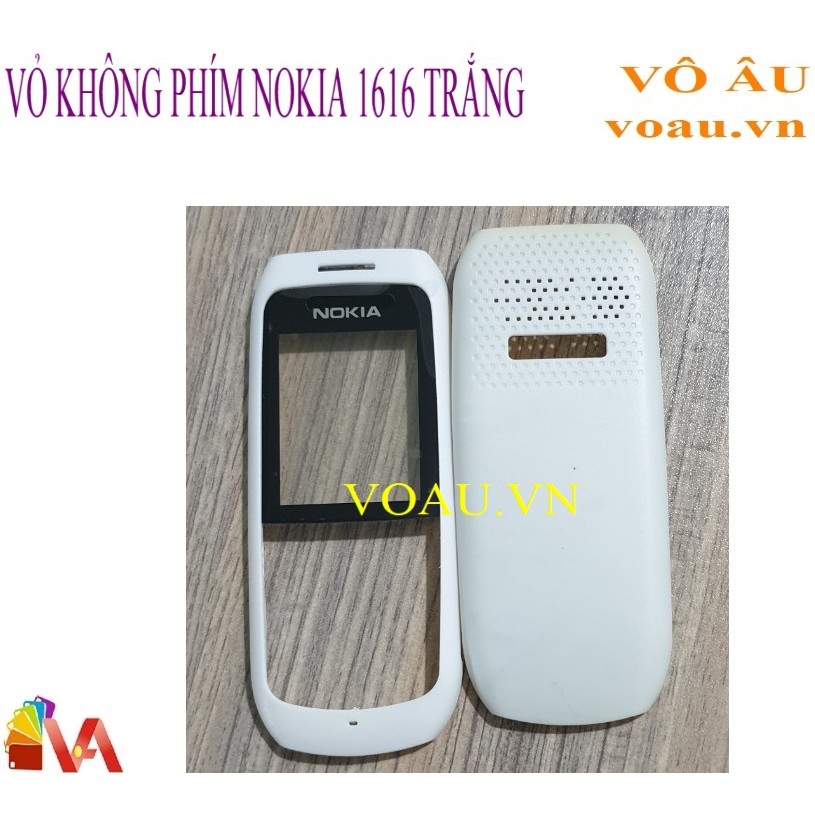 VỎ KHÔNG PHÍM NOKIA 1616 MÀU TRẮNG [KHÔNG SƯỜN]