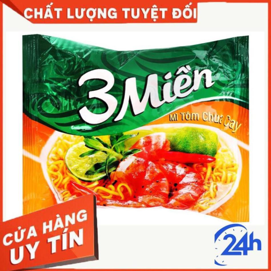 Mì tôm ba miền vị chua cay thùng 30 gói