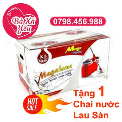 Bộ lau nhà Megahome X3 New + Chai nước lau nhà