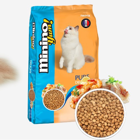 Thức ăn mèo Minino Yum gói 1.5kg