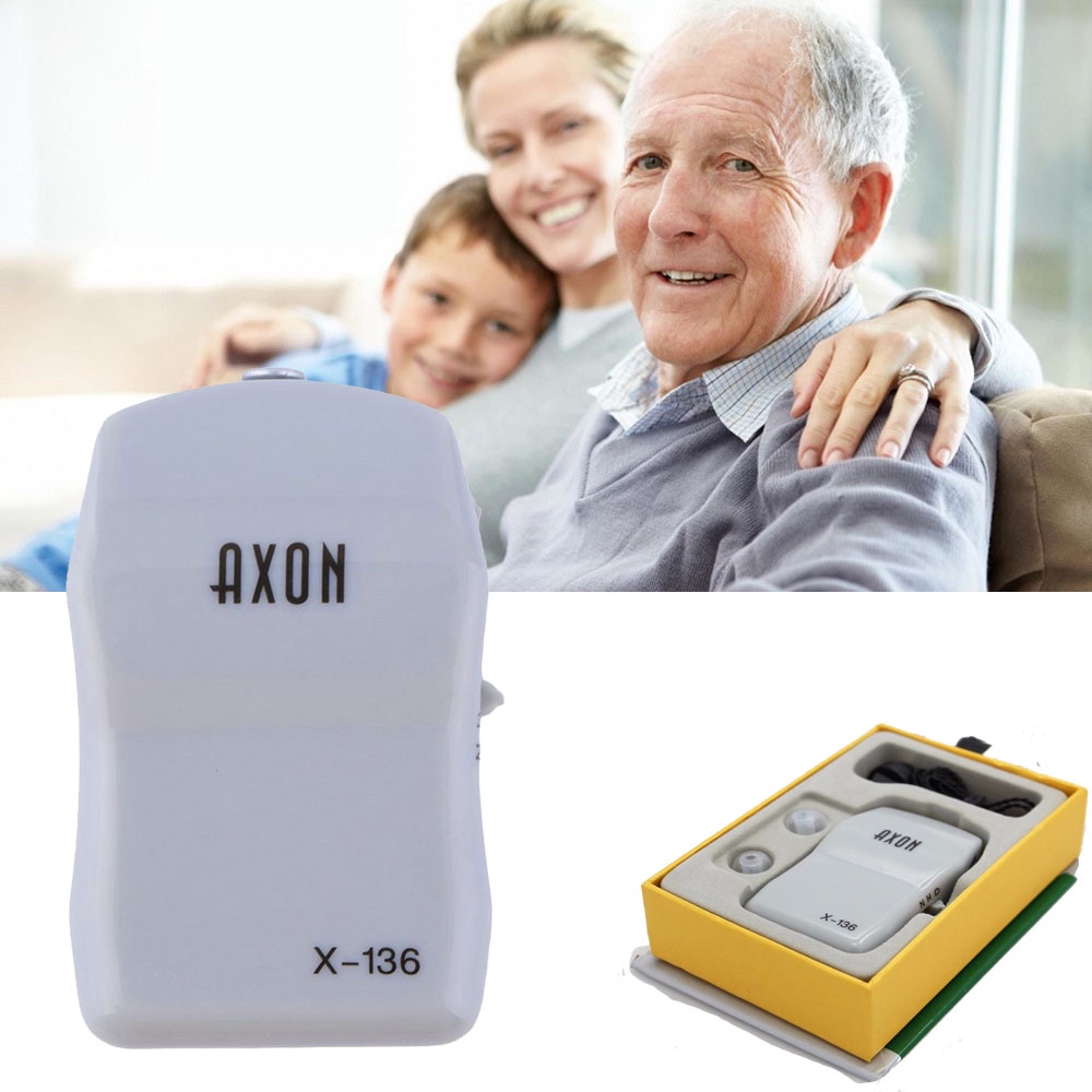 Máy trợ thính Axon X136 hỗ trợ người bị suy giảm thính lực