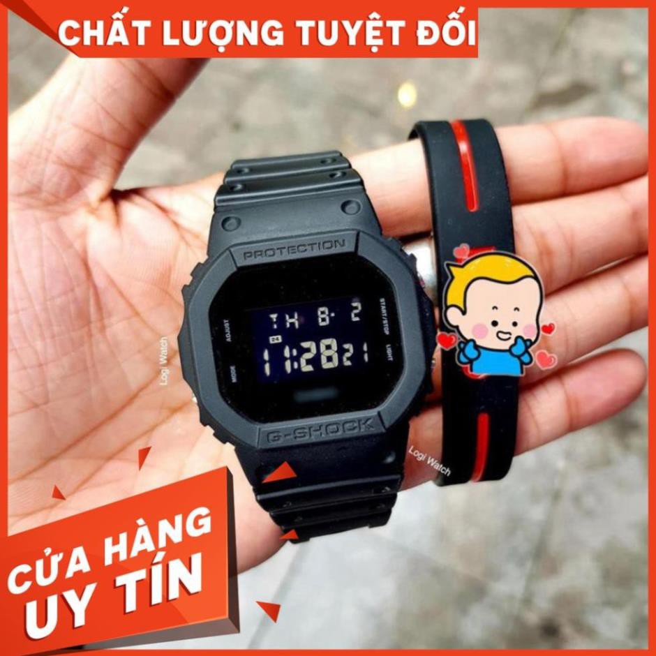 Đồng hồ nam Casio Gshock DW-5600BB-1CR –Chống nước 200m, Nam tính, 42mm, Đen huyền ảo - Haizz.shop