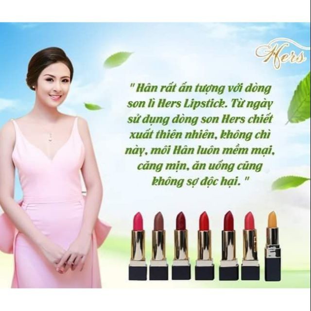 (+Quà) Son Lì Hers Không Chì Lâu Trôi Chính Hãng I'm Nature (Dùng Được Cho Bà Bầu - Mẹ Sau Sinh) | BigBuy360 - bigbuy360.vn