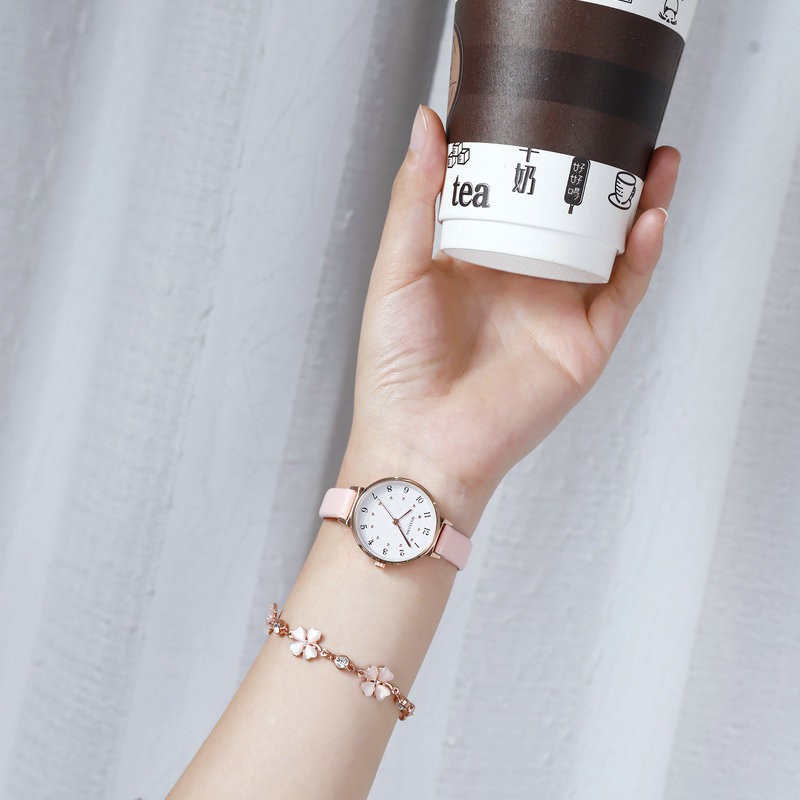 Đồng Hồ Nữ 3CM Kiểu Dáng Hàn Quốc, Chống Nước Cơ Bản