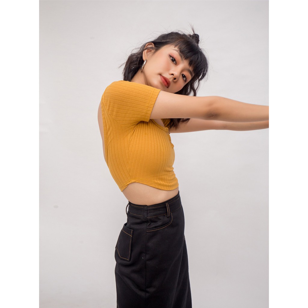 CHÂN VÁY ĐẮP CHÉO SECODEE KRISTY SKIRT | BigBuy360 - bigbuy360.vn