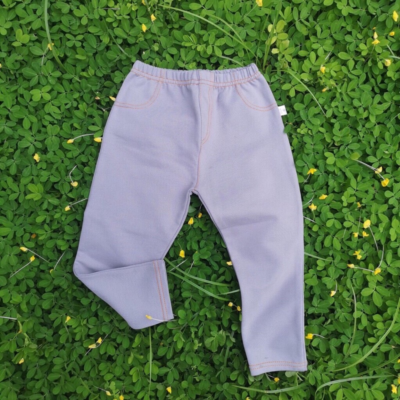 Quần legging giả jean dài chất thun jean mềm mại co giãn thoải mái phù hợp cả bé trai và bé gái