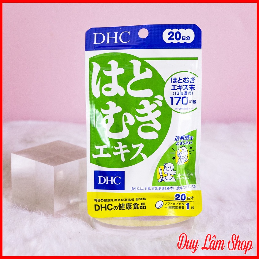 Viên uống trắng da DHC Adlay Extract Nhật Bản 20 Ngày gói 20 viên
