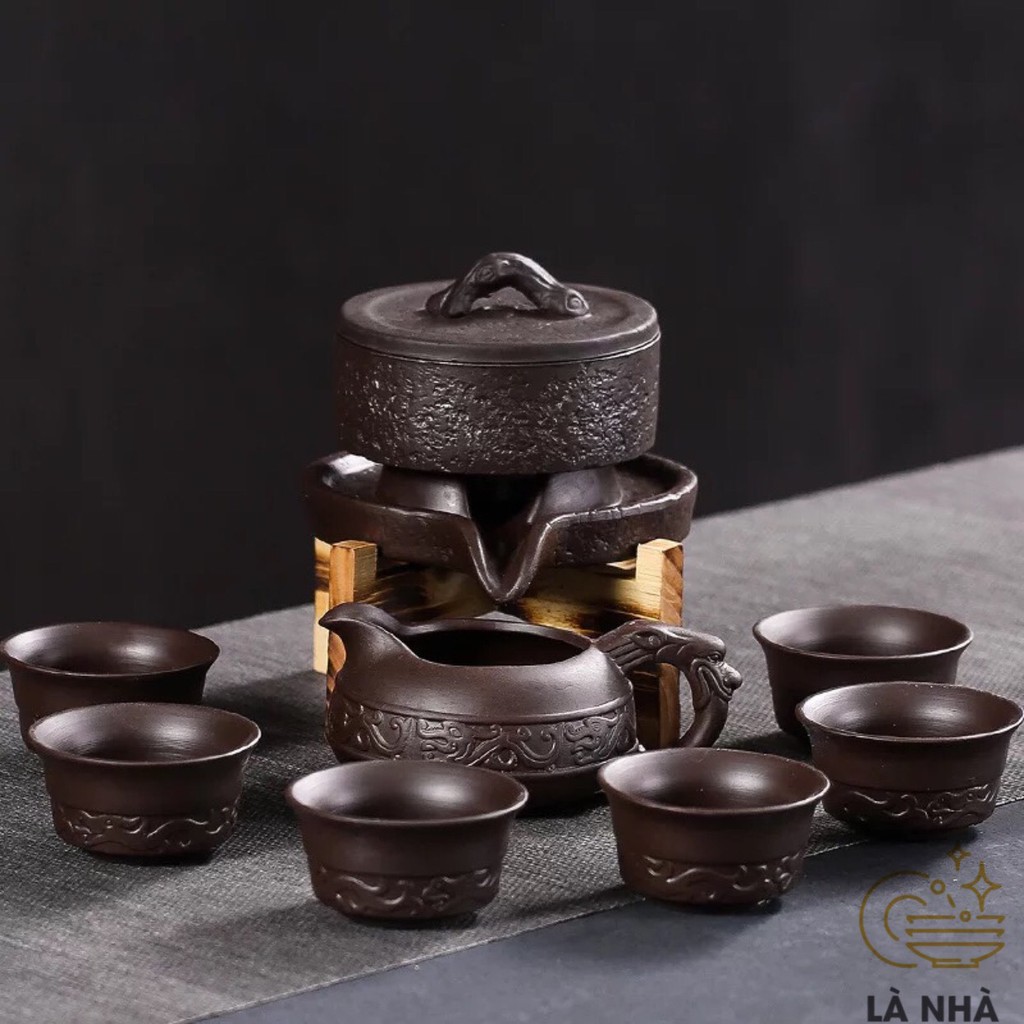 [CÓ SẴN] Bộ Ấm Trà Cối Xay Gió