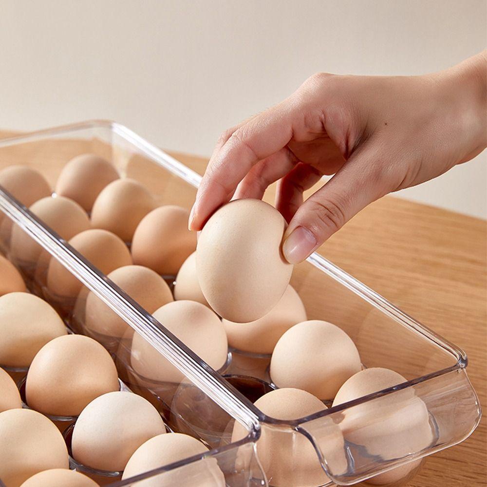 PATRICIA Giá Đỡ Trứng Tiết Kiệm Không Gian Cho Tủ Lạnh Nhà Bếp