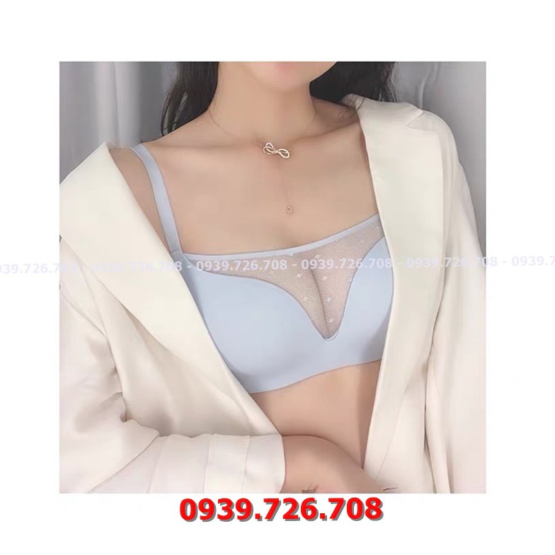 Bộ đồ lót su trơn không gọng mút dày bảng rộng 3 móc