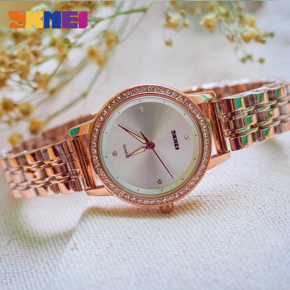 Đồng Hồ SKMEI 1311 Đính Đá Kim Cương Không Gỉ Thời Trang Sang Trọng | BigBuy360 - bigbuy360.vn