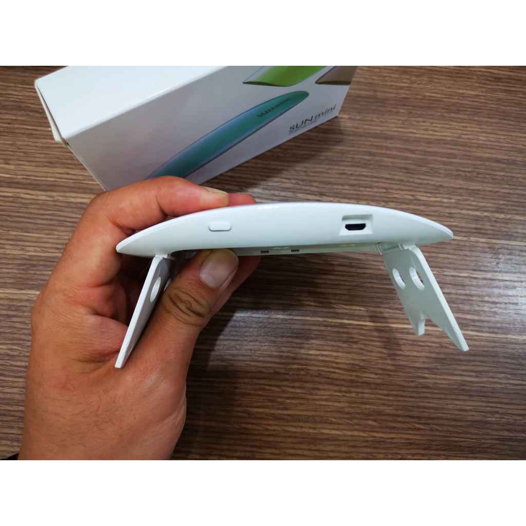 Đèn Uv Mini Sun 6 Bóng 6W Có Chân Đứng, Sấy Keo Uv, Sấy Móng Tay, Sấy Keo Dán Kính Uv