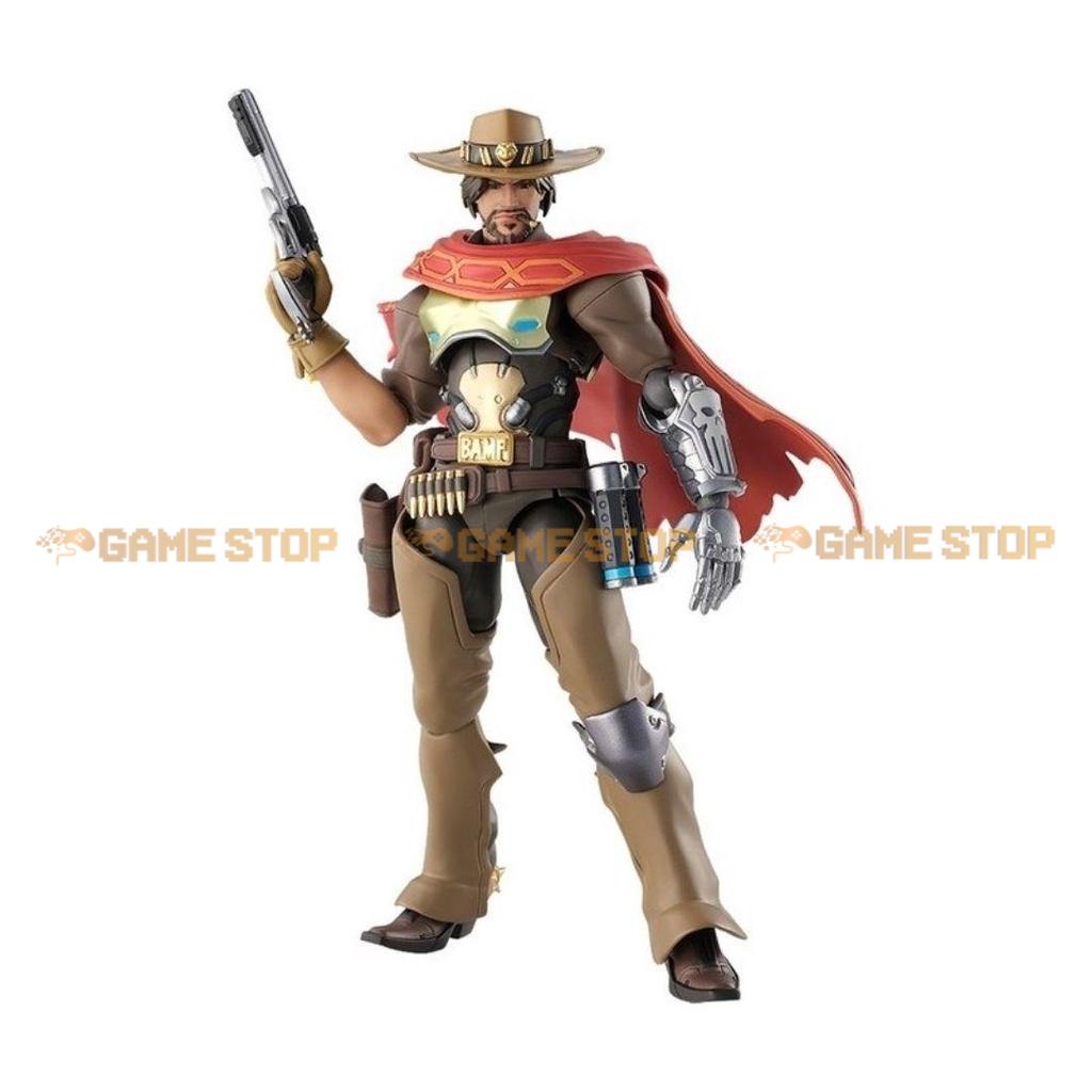 Mô hình Over Watch McCree 16cm 438 Figma Good Smile Nhựa PVC, ABS Mô hình có khớp CHÍNH HÃNG NHẬT OWFM02