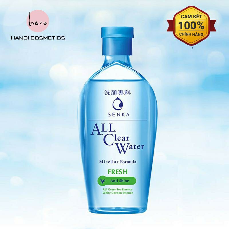 Nước tẩy trang sạch thoáng da Senka A.L.L.Clear Water Fresh 230ml