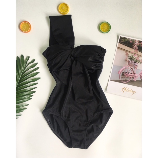 Bikini liền thân lệch vai chéo vai nhiều màu đủ size nâng ngực sẵn gọng đệm (Ảnh tự chụp)- B04 | BigBuy360 - bigbuy360.vn