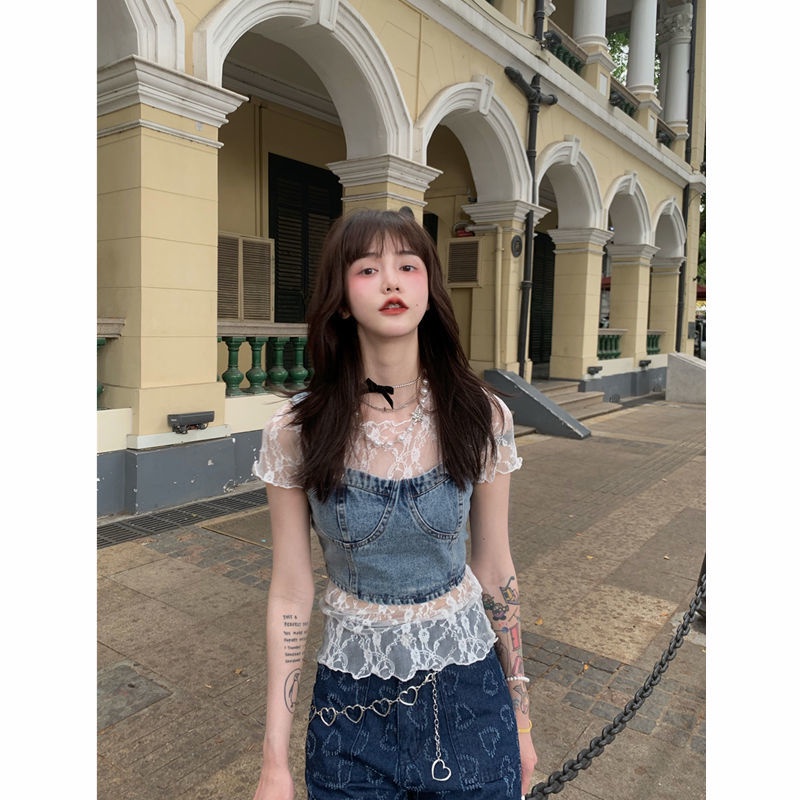 ◕♝Quần Jeans Dài Rách Gối Thời Trang Dành Cho Nữ Plus Size