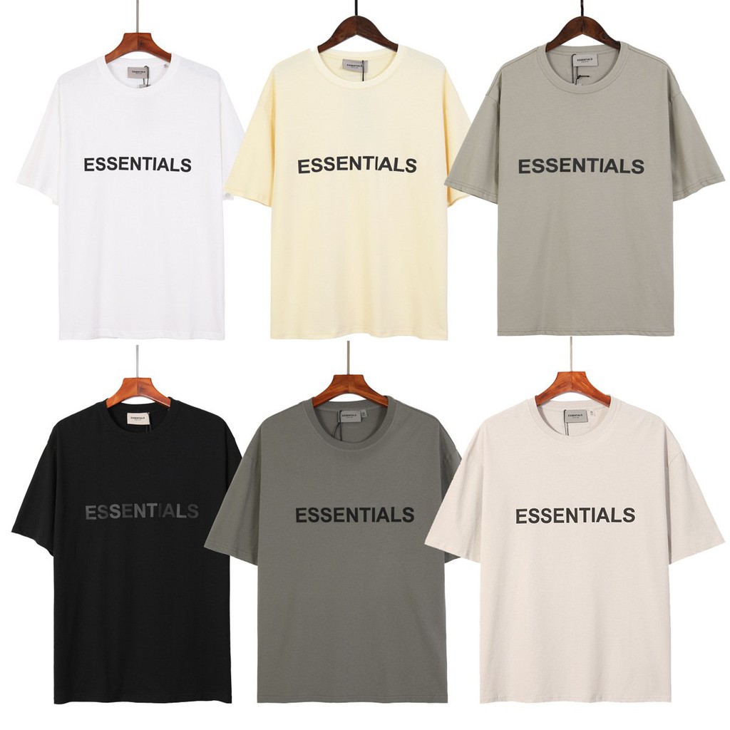 [ESSENTIALS] Áo thun tay lỡ Unisex Essentials thời trang nam nữ
