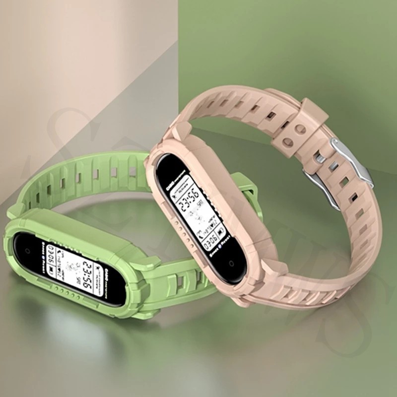 Dây Đeo Thay Thế Chất Liệu TPU Trong Suốt Cho Xiaomi Mi Band 7 6 5 4 Xiaomi Band 3