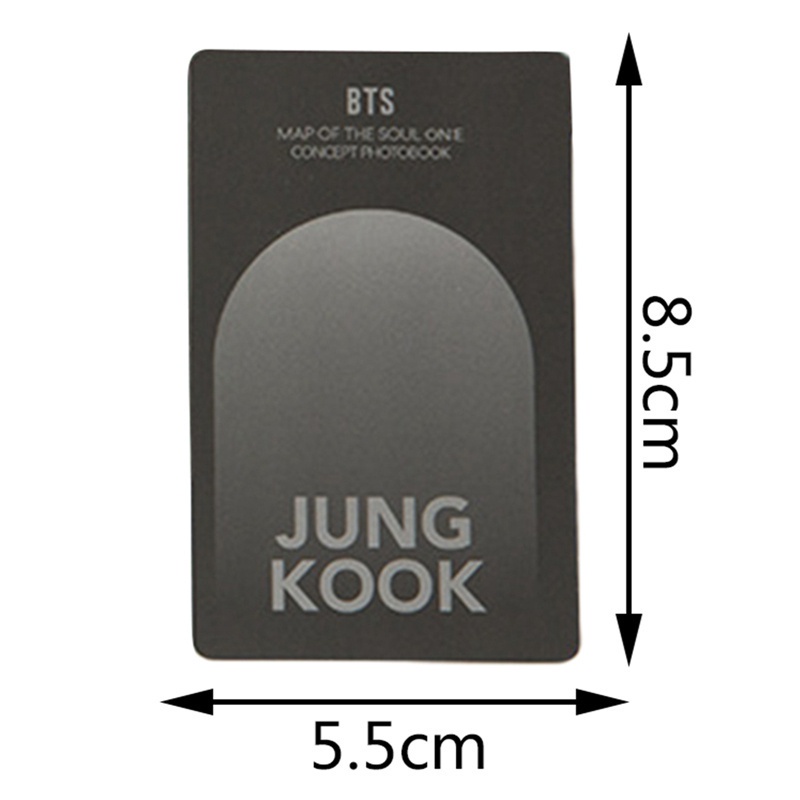 Set 6/7 tấm thẻ ảnh in hình các thành viên nhóm BTS