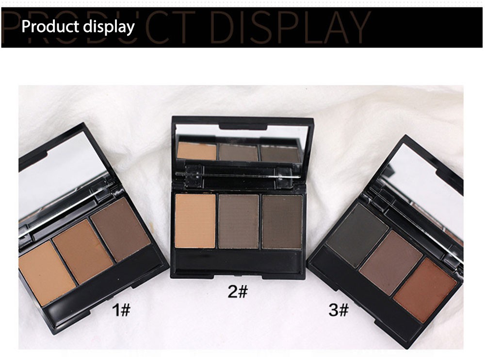 (Hàng Mới Về) Phấn Trang Điểm Lông Mày Huadi Không Thấm Nước Và Mồ Hôi Có Cọ Trang Điểm Tiện Dụng | BigBuy360 - bigbuy360.vn