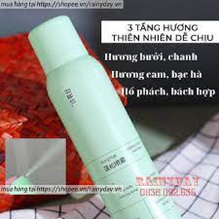 Dầu gội khô dạng xịt Spes, dầu gội đầu khô nữ không bết dính phồng tóc nội địa