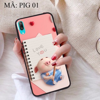 Ốp lưng Huawei Y7 Pro 2019 viền dẻo TPU BST Lợn Tết