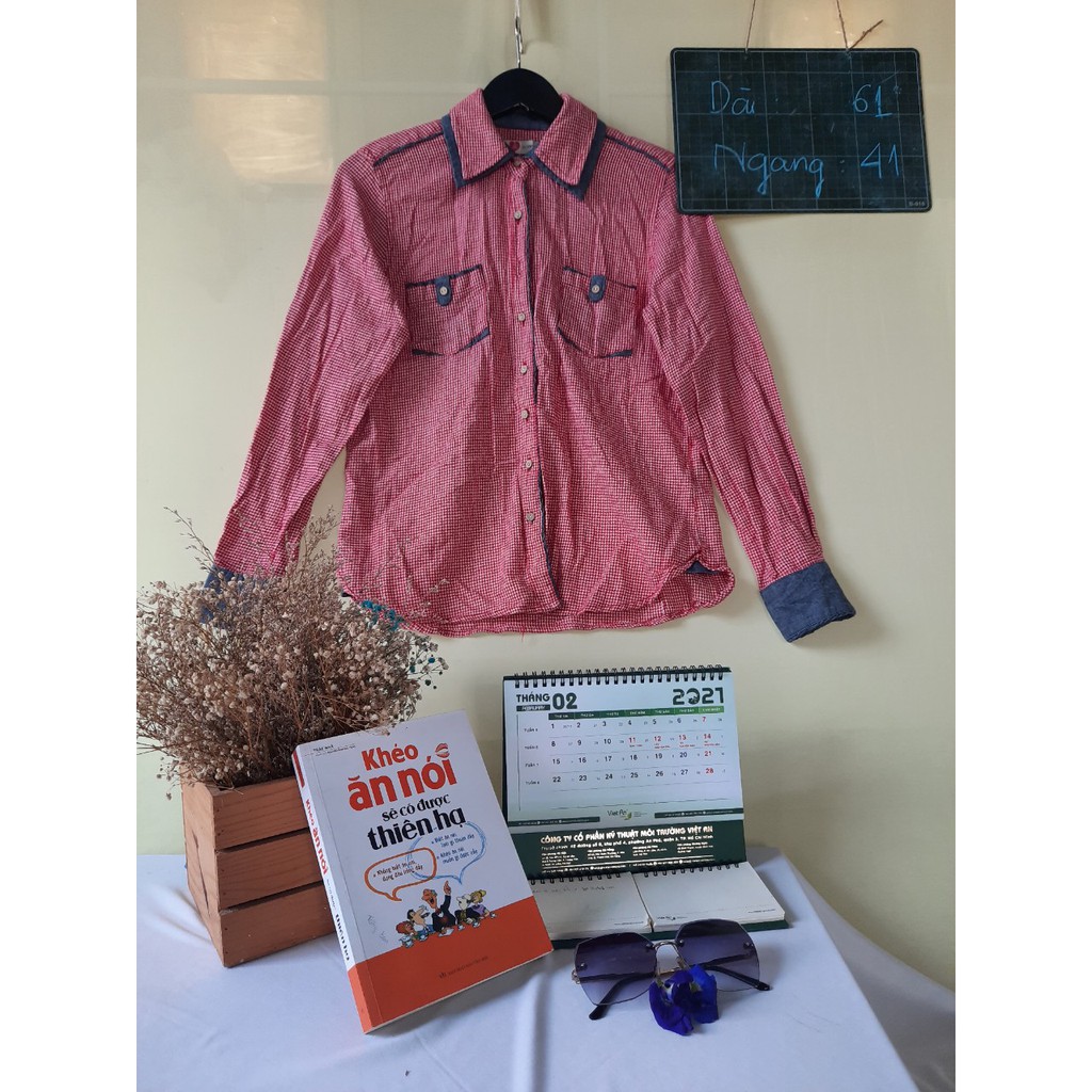 Áo sơ mi caro plannel 2hand